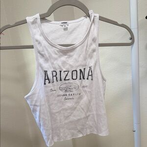 Garage White Arizona Tank Top